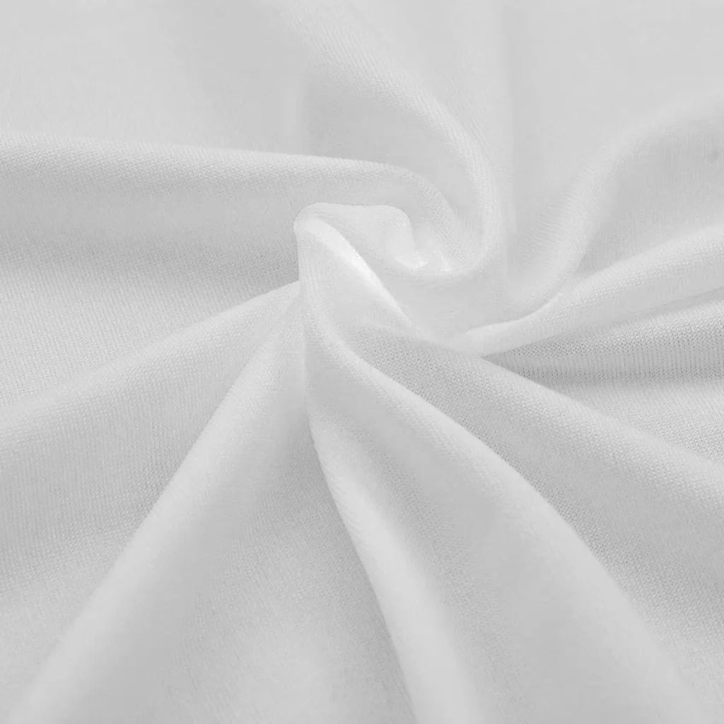Fodere Elasticizzate per Tavolo 2 pz 243x76x74 cm Bianche CFW5179329