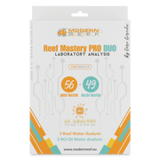 Modern Reef - Reef Mastery PRO DUO 3-SET - Multipack con 3 test ICP 56+49 parametri per acqua marina e RO/DI