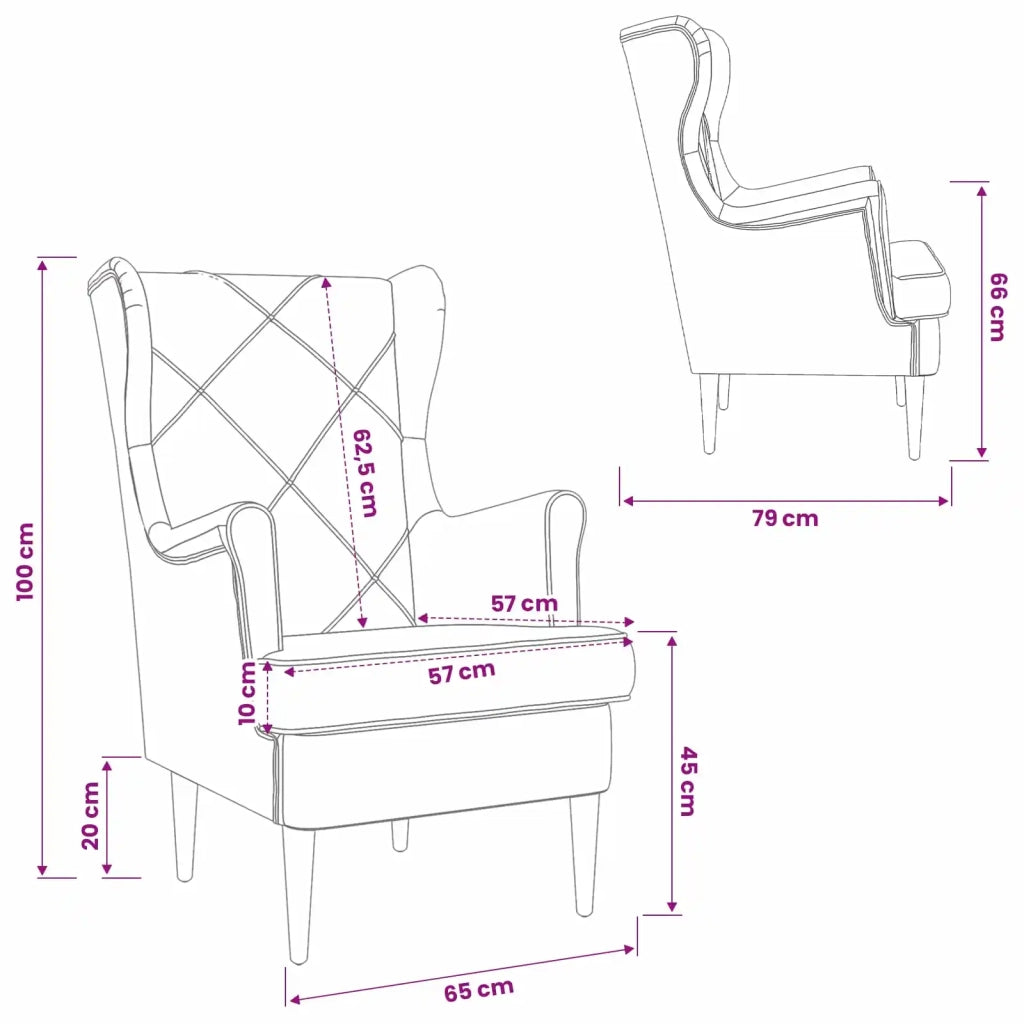 Poltrona | Sedia Relax Grigio Chiaro Velluto