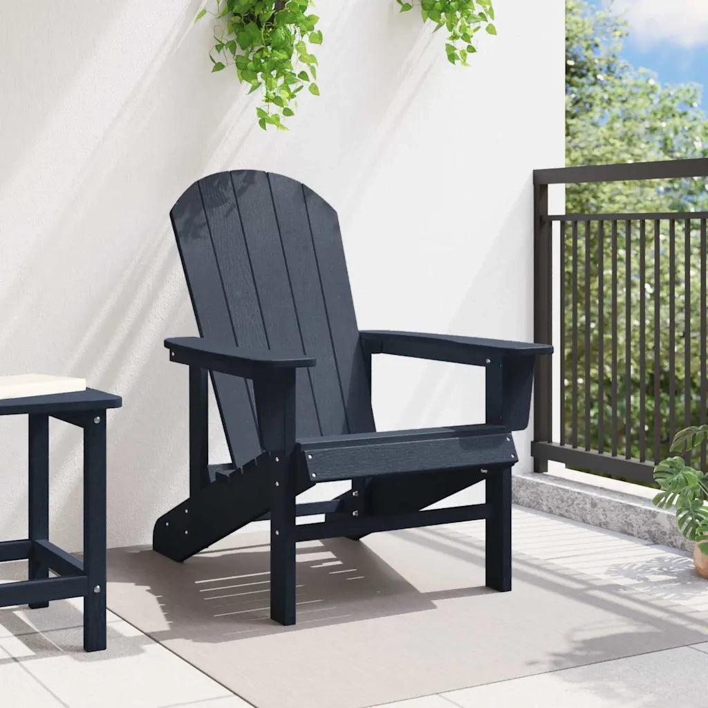 Sedia Adirondack Blu navy 82 x 74 x 92 cm HDPE 42006622