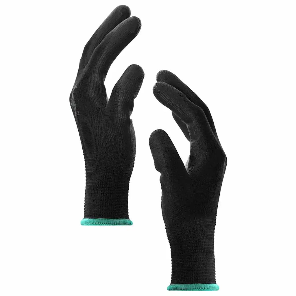 Guanti da Lavoro 12 pz Nero 11 / XXL Poliestere CFW1875426