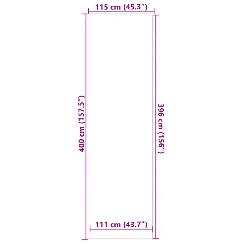 Zerbino Marrone 115x400 cm 4105632