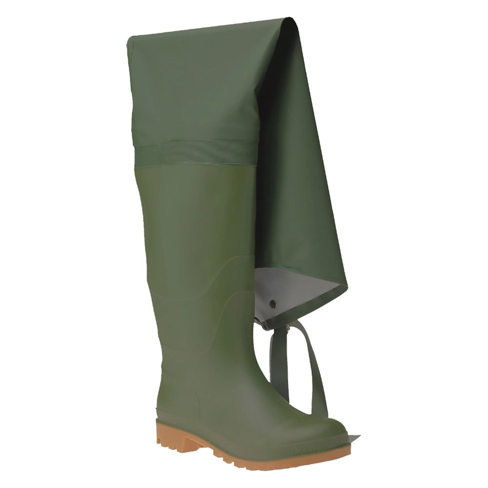 Stivali 'tuttacoscia' n. 41 in PVC verde