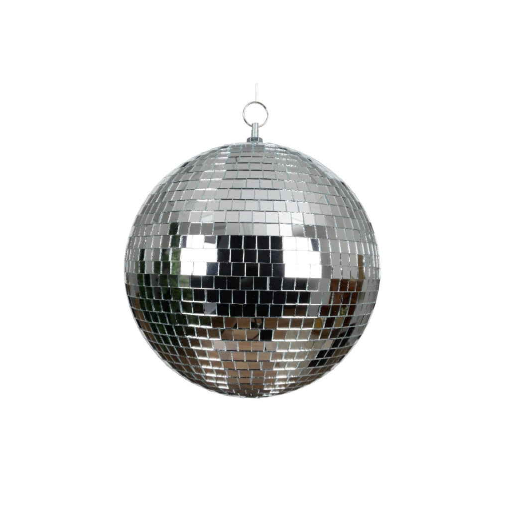Sfera Bauble foam mirror argento d. 25cm