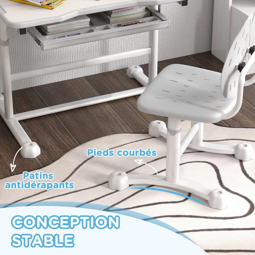 Scrivania per Bambini ¨C Minimal ¨C Grigio, Legno, 90x50x75 cm