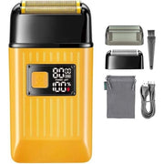 Trade Shop - Rasoio Elettrico Uomo Per Barba Capelli Corpo Doppia Testina Indipendente Vgr357 -