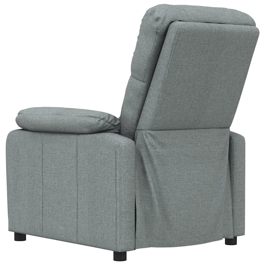 Poltrona Reclinabile in Tessuto Grigio Scuro 289663