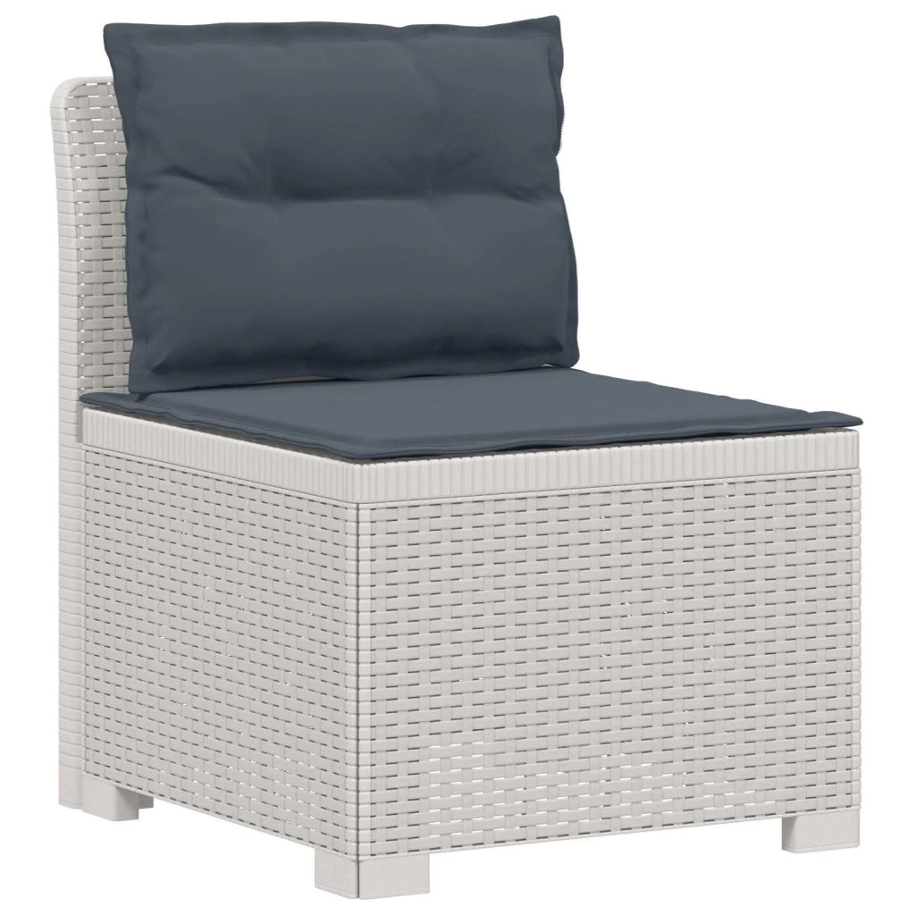 Divano da Giardino a 4 Posti con Cuscini in Stile Rattan PP 3443881