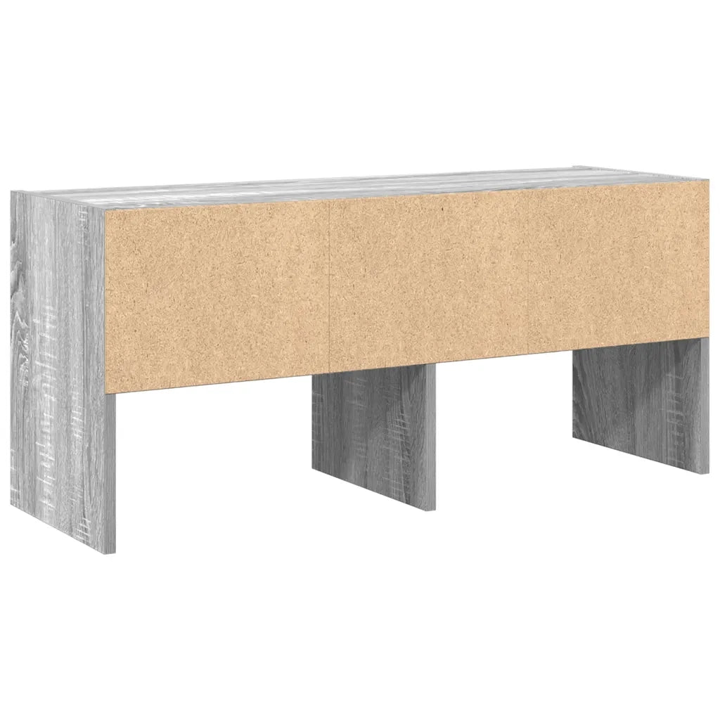 Scarpiera Impilabile Grigio Sonoma 89,5x30x40 cm 858849
