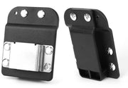 Raccordi per cinture per trapano - 2x Clip per cintura - Nero - Acciaio Manganese - Utile per l'installazione - Clip resistenti - Adatti per diversi strumenti...