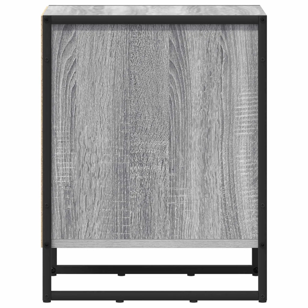 Comodino | Armadio da Notte | Mobiletto da notte Grigio Sonoma 39,5 x 30 x 50 cm Legno multistrato
