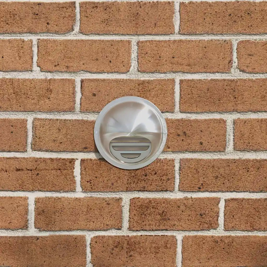 Coperture per ventilazione d'aria 2 pcs Argento 100 mm 42019378