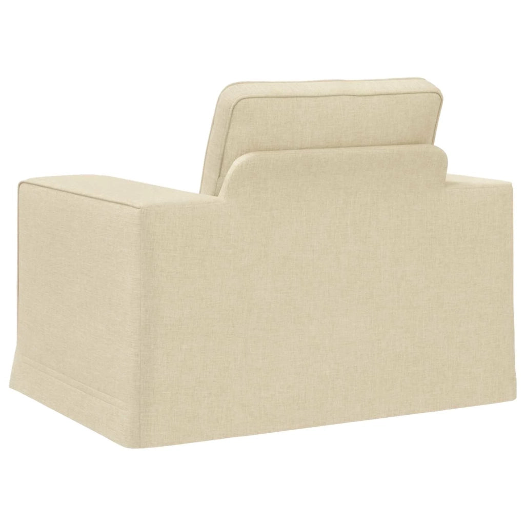 Divano Crema 103 x 80 x 82 cm Tessuto 42024381