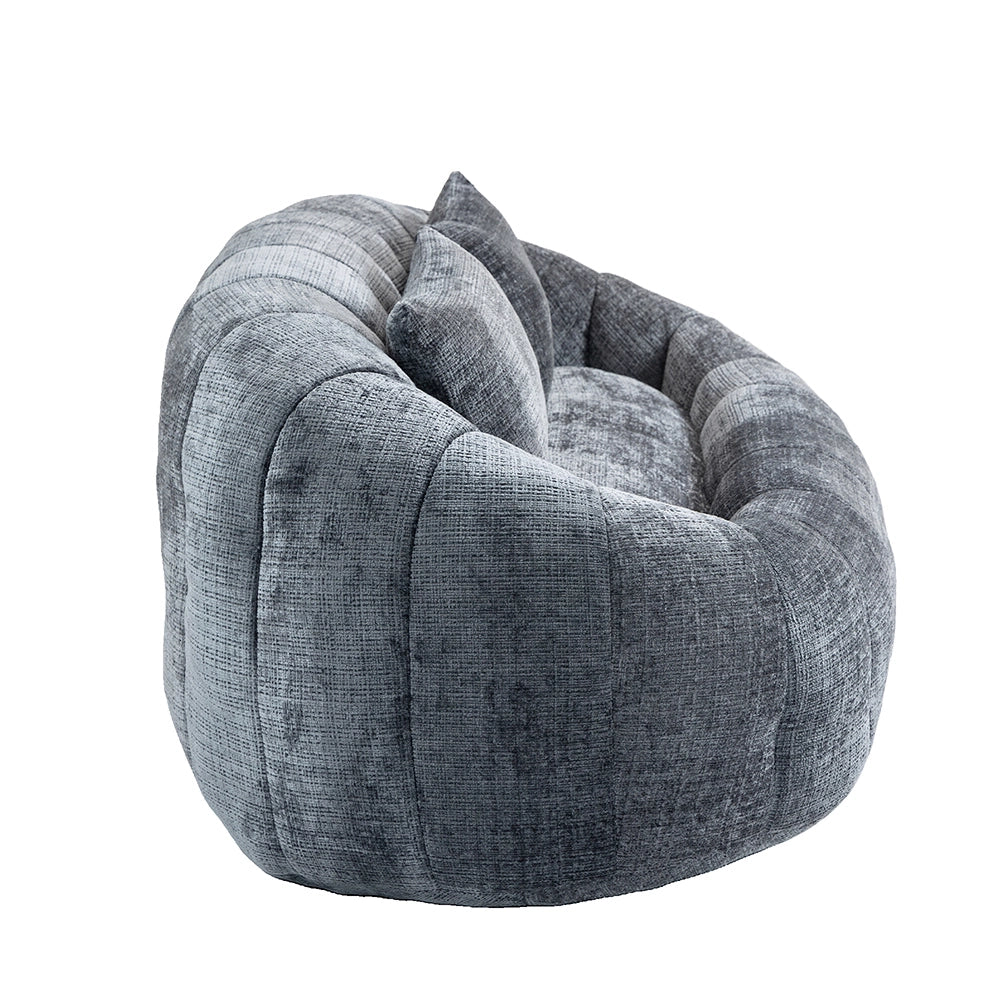 Pouf - Xylo - Chenile grigio interno/esterno