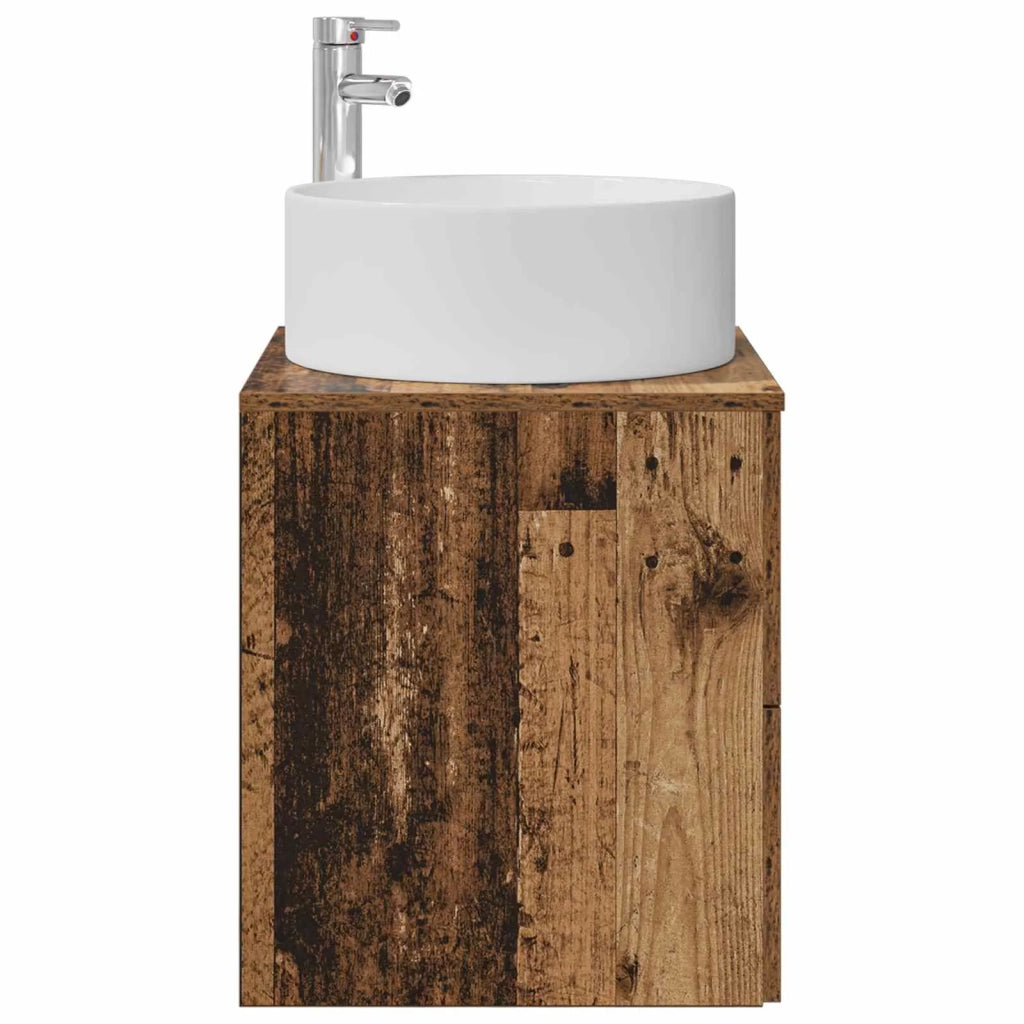 Mobile Lavabo da Parete Legno antico 49,5 x 44,5 x 65,5 cm 890324