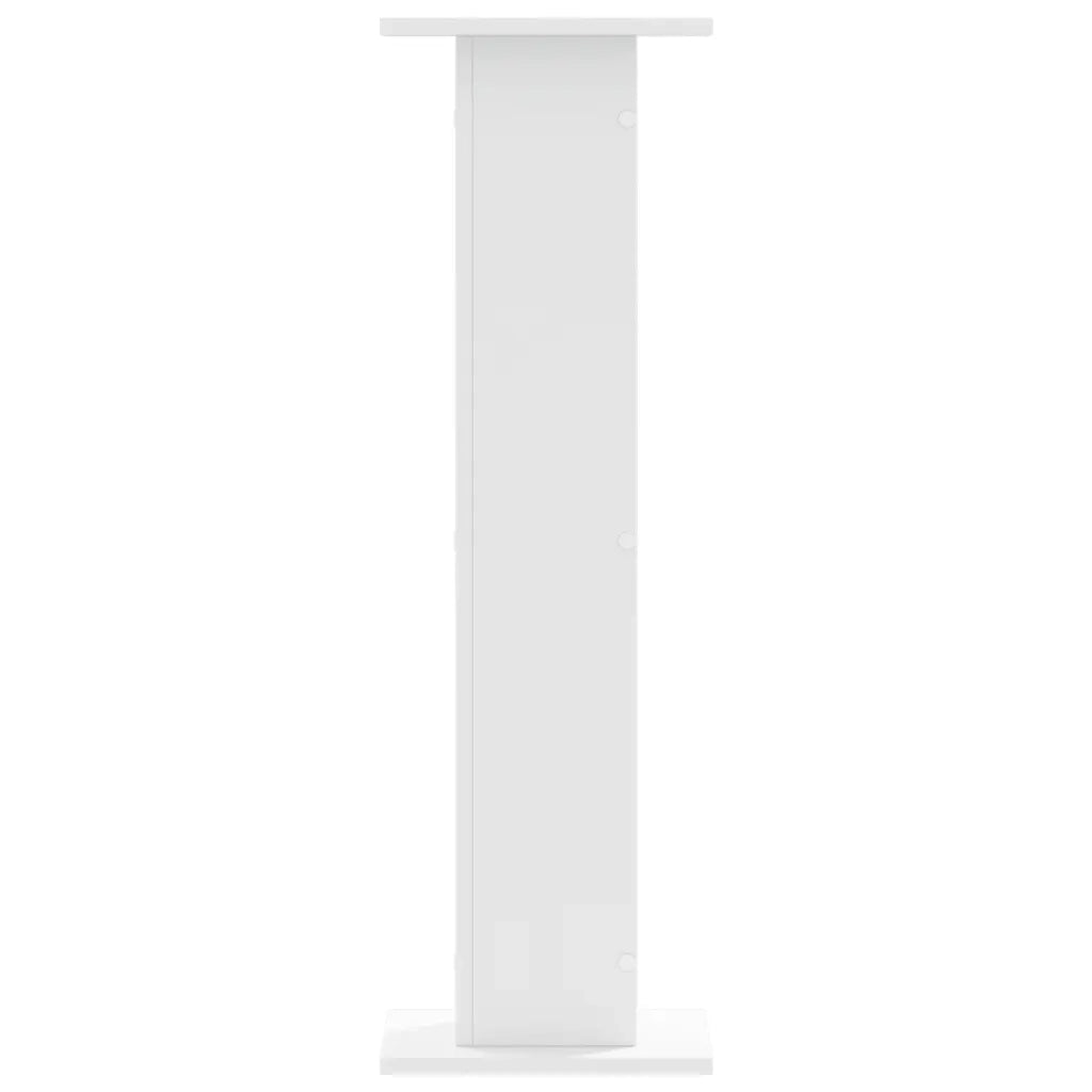 Supporti per Piante 2 pz Bianchi 30x30x95 cm Legno Multistrato 3307873