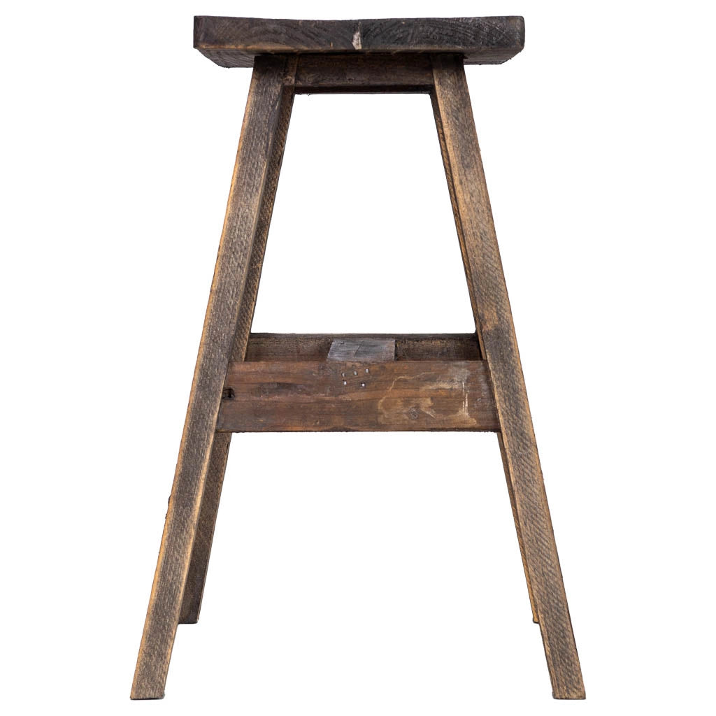 Sgabello in legno 42x28x43h cm