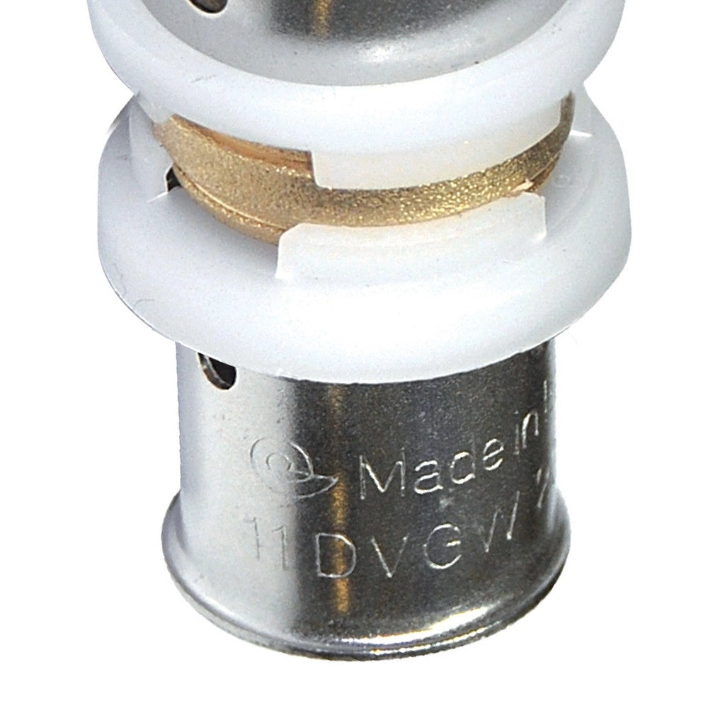 Manicotto intermedio diam.16x16 a pressare per multistrato