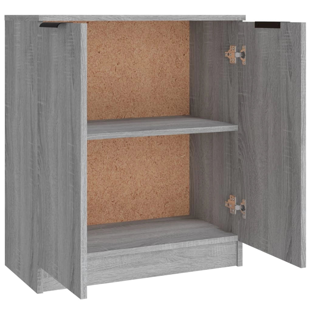 Buffet credenza cassettiera armadio mobile contenitore organizer per cucina soggiorno salotto 3 pezzi legno ingegnerizzato Sonoma grigio 02_0037194