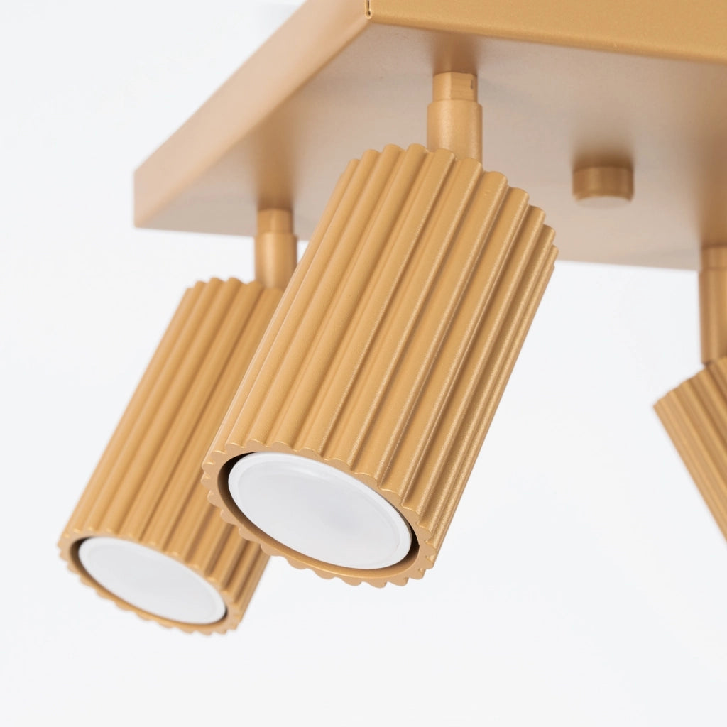 Lampada da soffitto KARBON 4 oro