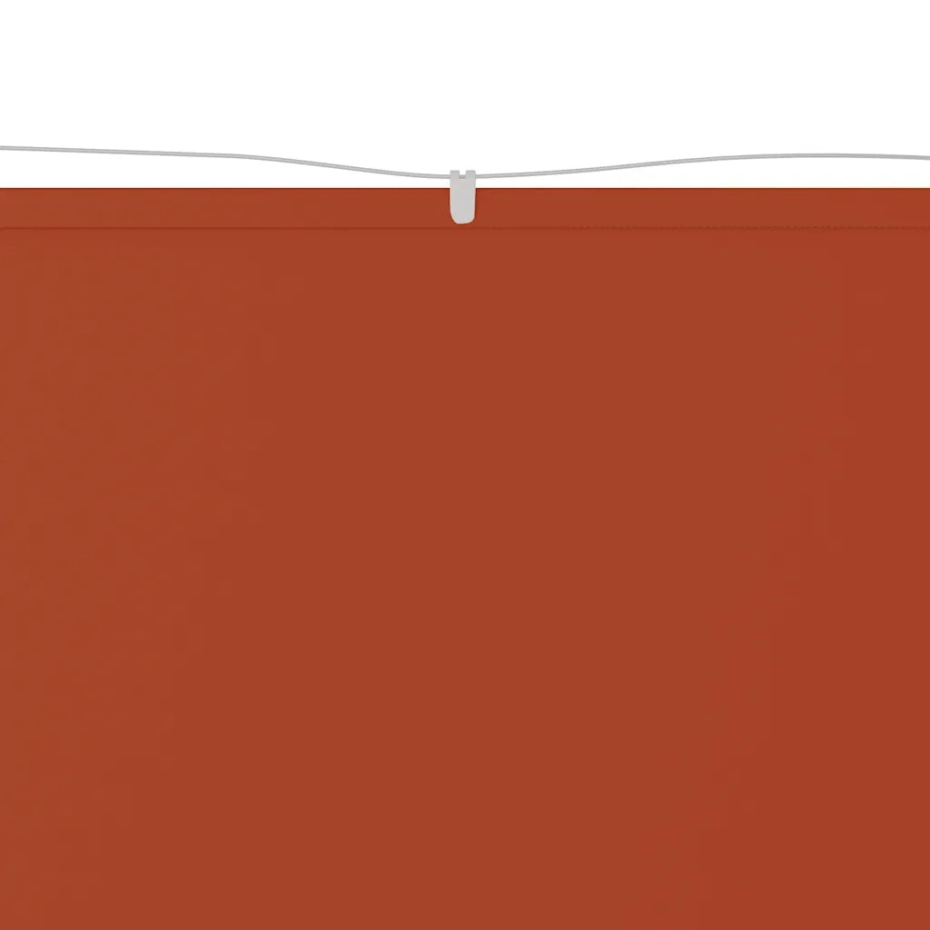 Paravento Verticale-Pannello per balcone Terracotta 100x1000 cm in Tessuto Oxford