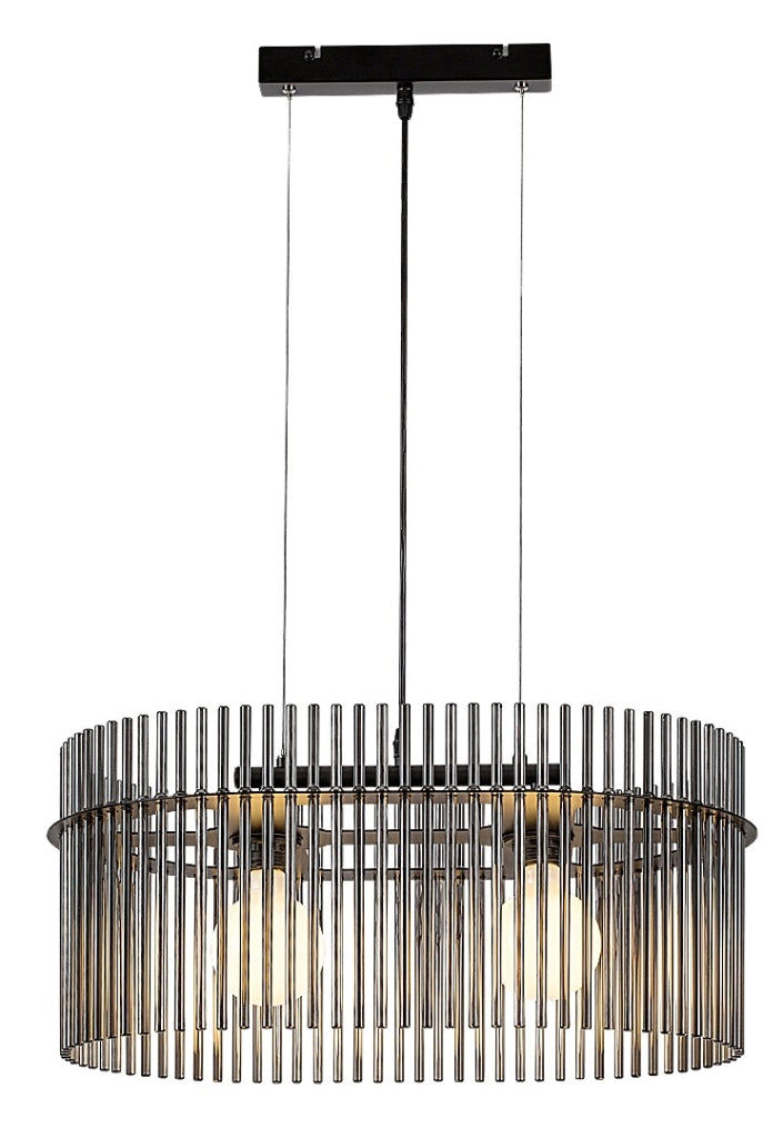 Lampada a sospensione Inesa vetro nero 2xE27 Rabalux