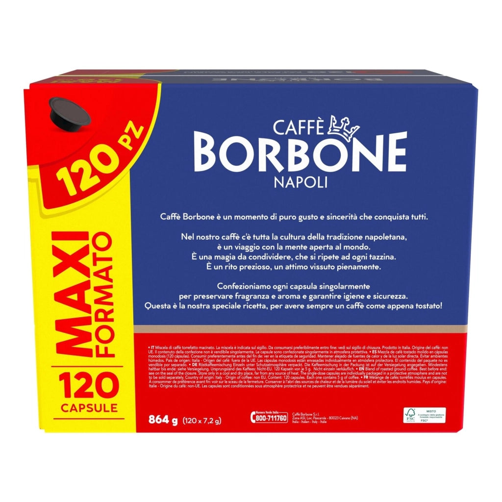 Caffè Borbone Capsule per Lavazza a modo mio caffè Decisa 120 pz