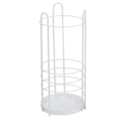 Portaombrelli metallo bianco tondo cm ø26xh60x26