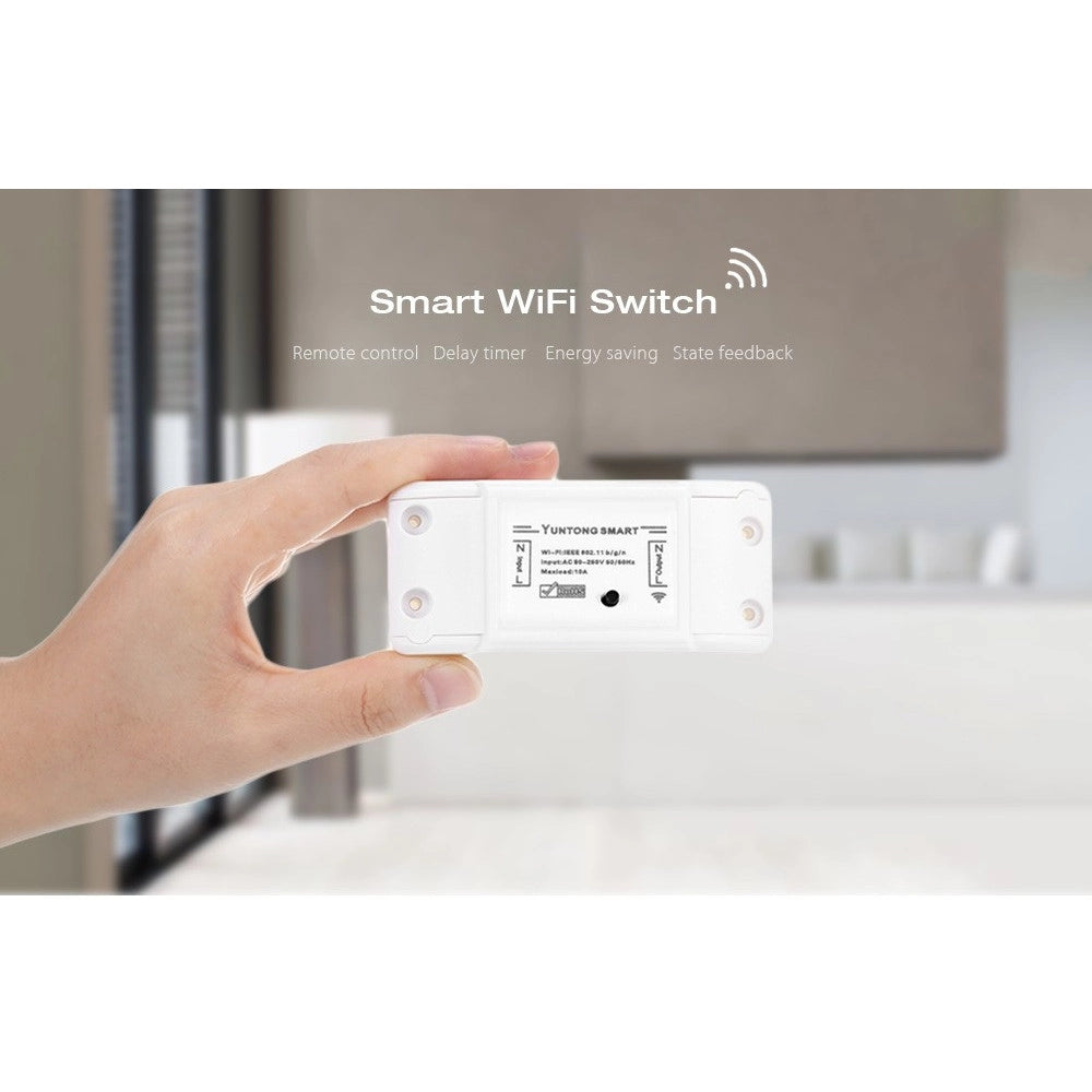 Trade Shop - Interruttore Ricevitore 10a Wifi Android On Off Smartphone Smart Home Cellulare -