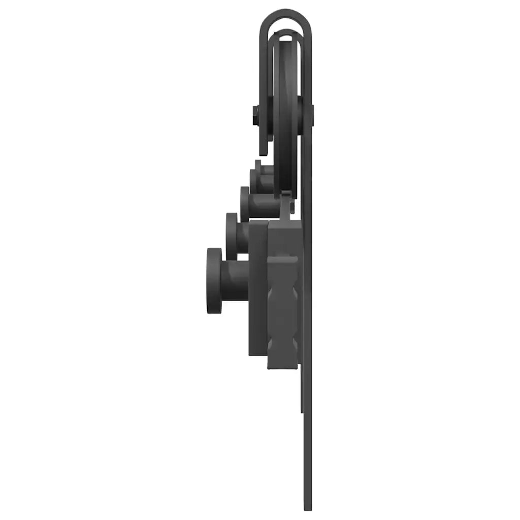 Kit di Binari per Porte Scorrevoli 183 cm Acciaio Nero CFW8026630