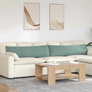 Cuscini da Divano 2 pz-Set di 2 Cuscini per Sofa Verde Mare 145 x 40 cm Tessuto in Cords