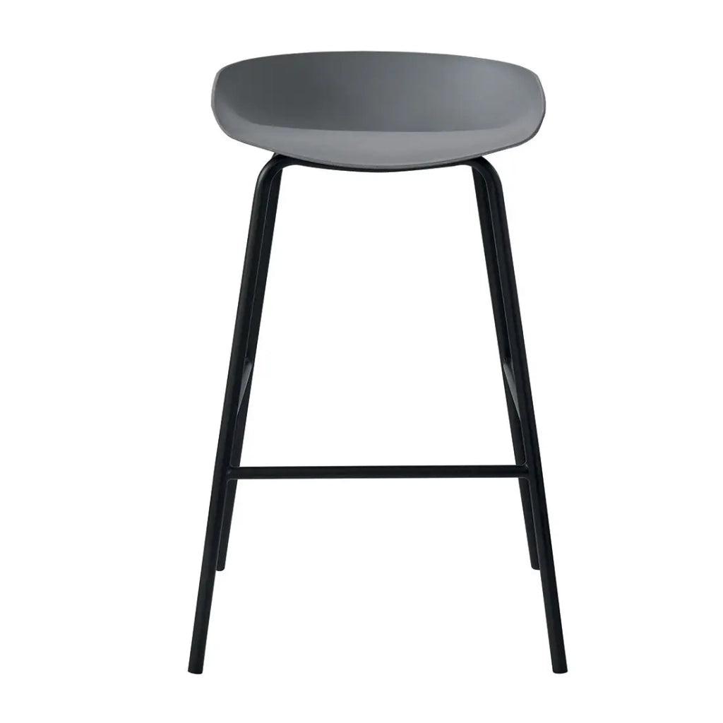 Sedia da bancone design grigio. Collezione SIRA