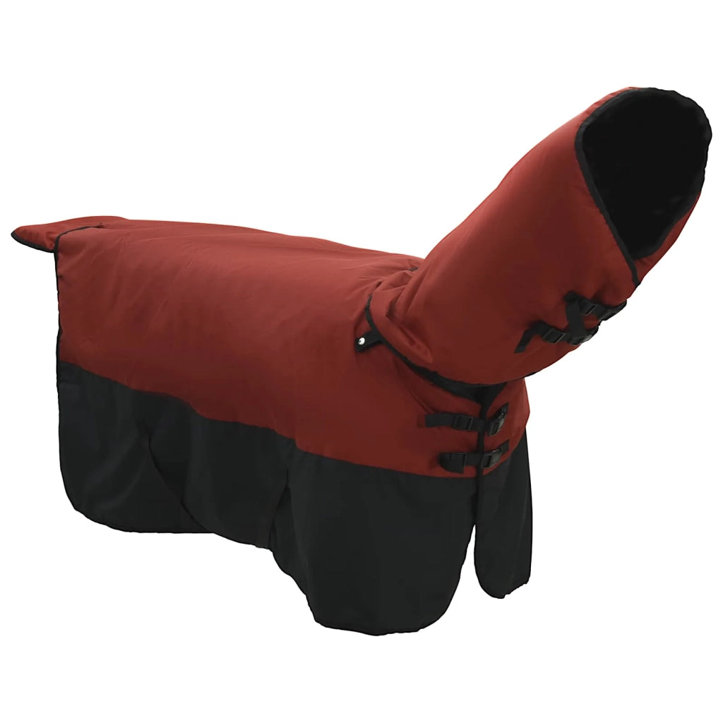 Coperta per Cavalli Verde Scuro e Nero 85 cm Poliestere 42013128