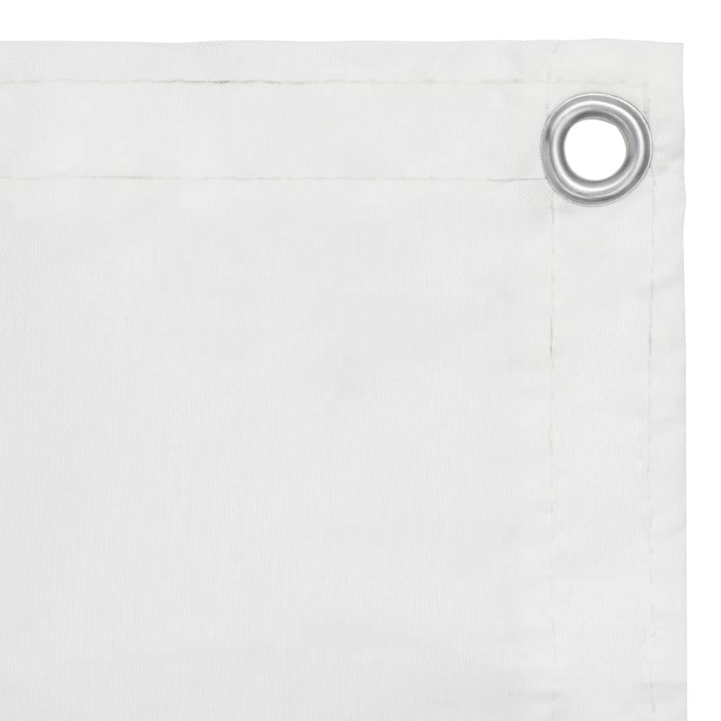 Paravento per balcone 90 x 300 cm tessuto oxford bianco 02_0010057
