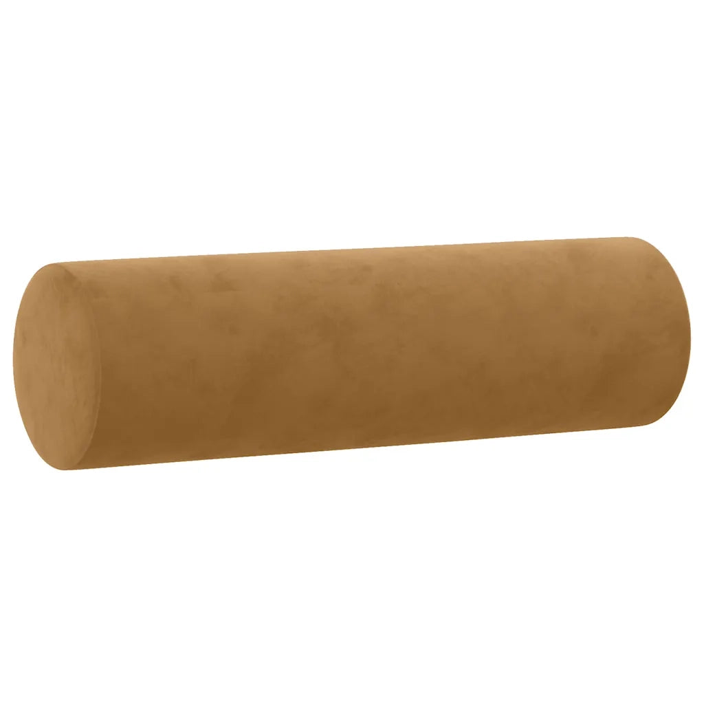 Divano | Divano da soggiorno | Sofa a 2 Posti con Cuscini Marrone 140 cm in Velluto