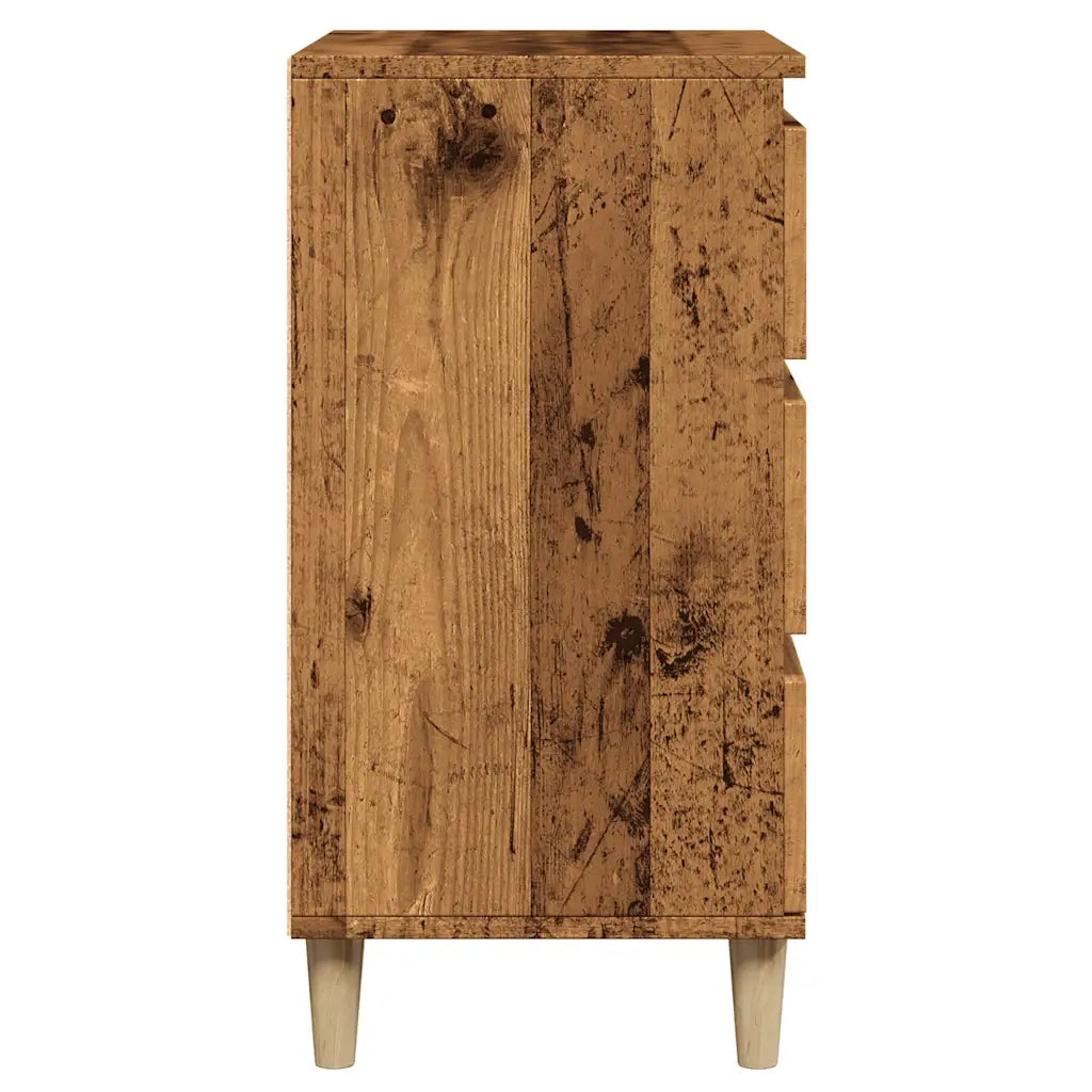 Credenza Legno Vecchio 60x35x70 cm in Legno Multistrato 856480