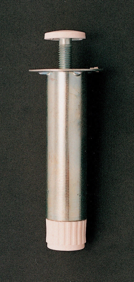 PIEDINO REGOLABILE ACCIAIO ZINCATO MOBILI 120 MM- 4,0 pz