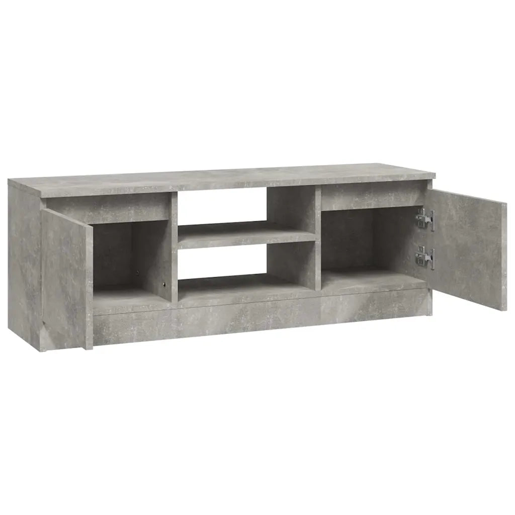 Mobile Porta TV con Anta-Mobile per TV-Credenza TV Grigio Cemento 102x30x36 cm