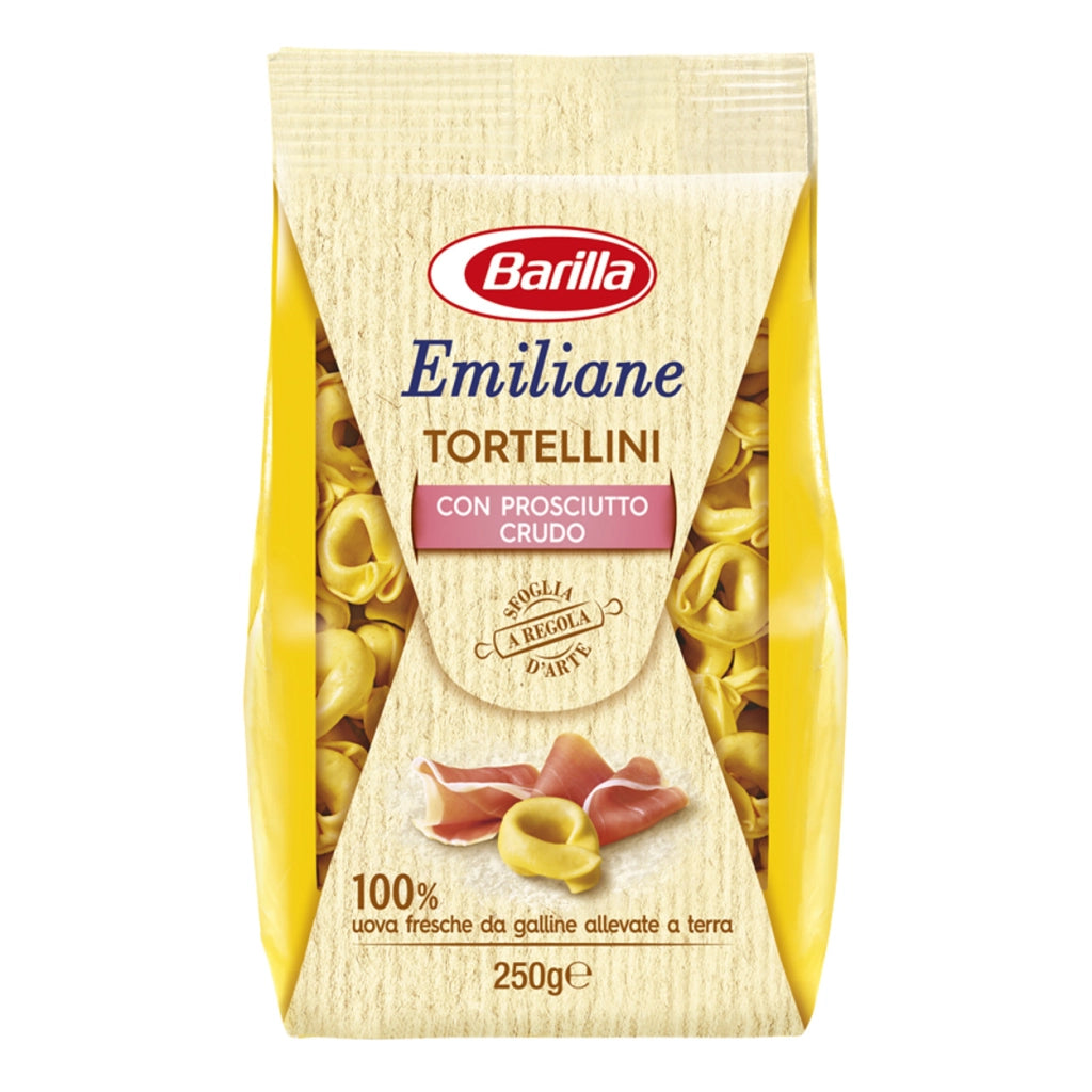 Barilla emiliane tortellini con prosciutto crudo 250 grammi