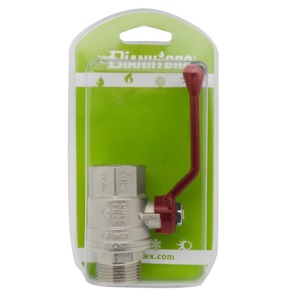 VALVOLA A SFERA MF  CON LEVA BLISTER- 3/4 DN 20  PN 40- FAIDF- pezzi 1