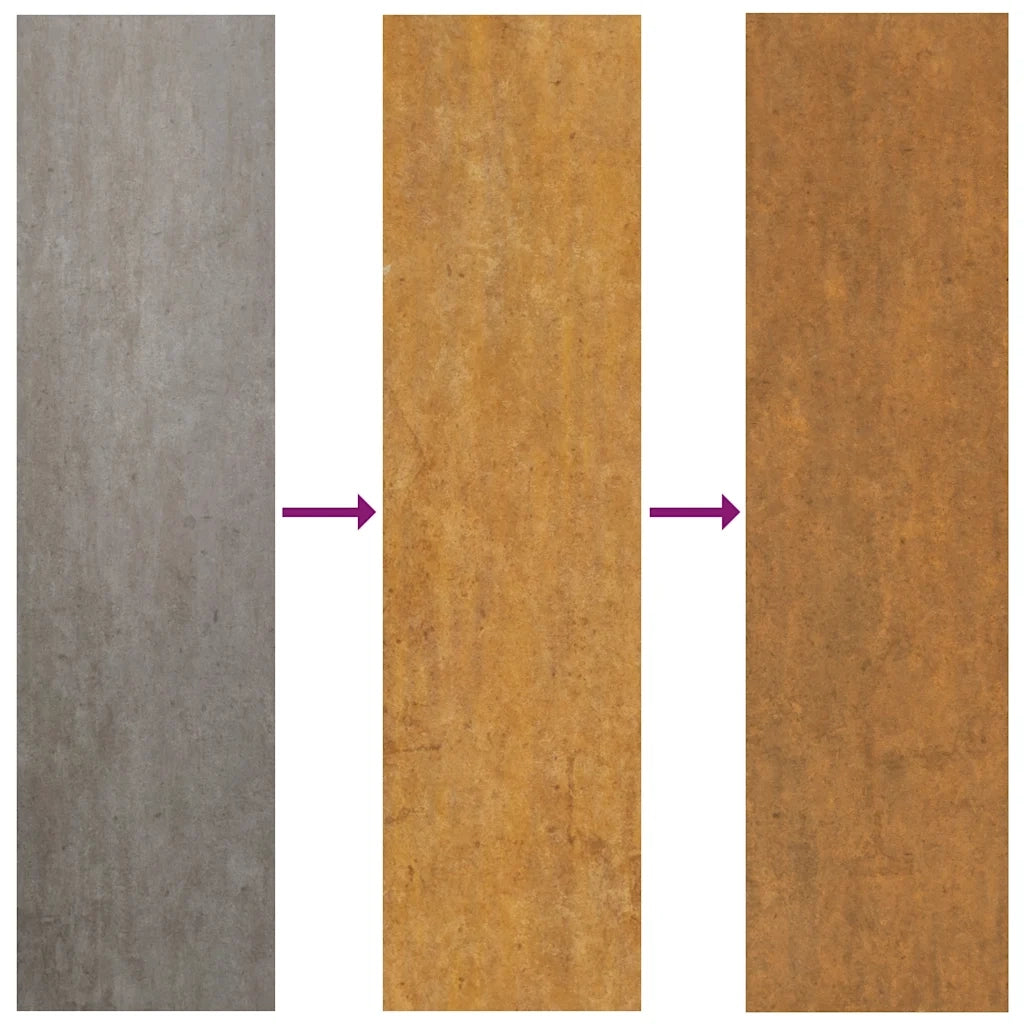 Fioriera da Giardino-Vaso da Esterno 100x45x90 cm in acciaio corten