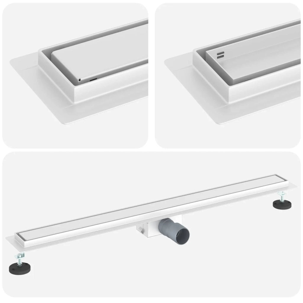 Drenaggio doccia 2 in 1 Argento 90 cm Acciaio Inox 304 42015941