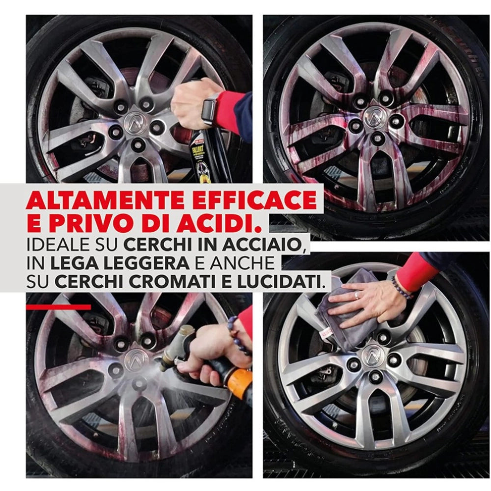 Fallout iron remover 1000 ml decontaminante ferroso per cerchi e carrozzeria