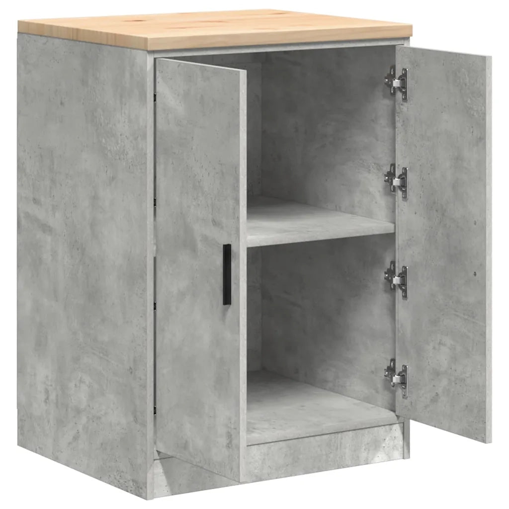 Armadietto da Garage Grigio cemento 60x51x85 cm 860574