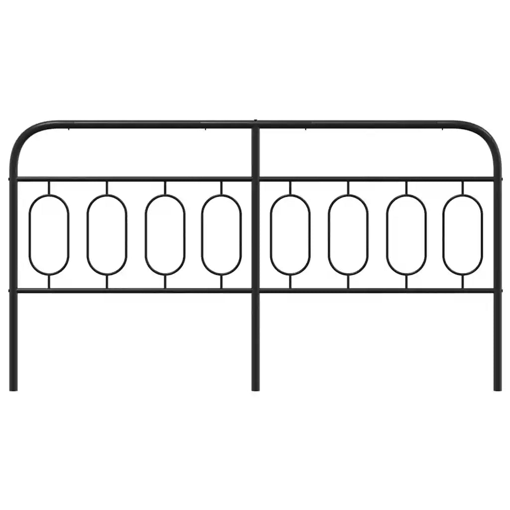 Testiera di Ricambio in Metallo Nero 160 cm 377152