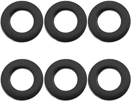 Wasmachine per 50 Stuks - 304 Acciaio Inossidabile - M8 Wasmachine a Rondi - Piastra di Piazzamento - Piastra in Acciaio 8x16x1,5mm - Sostegno e Dampening Extra - Anello di Chiusura