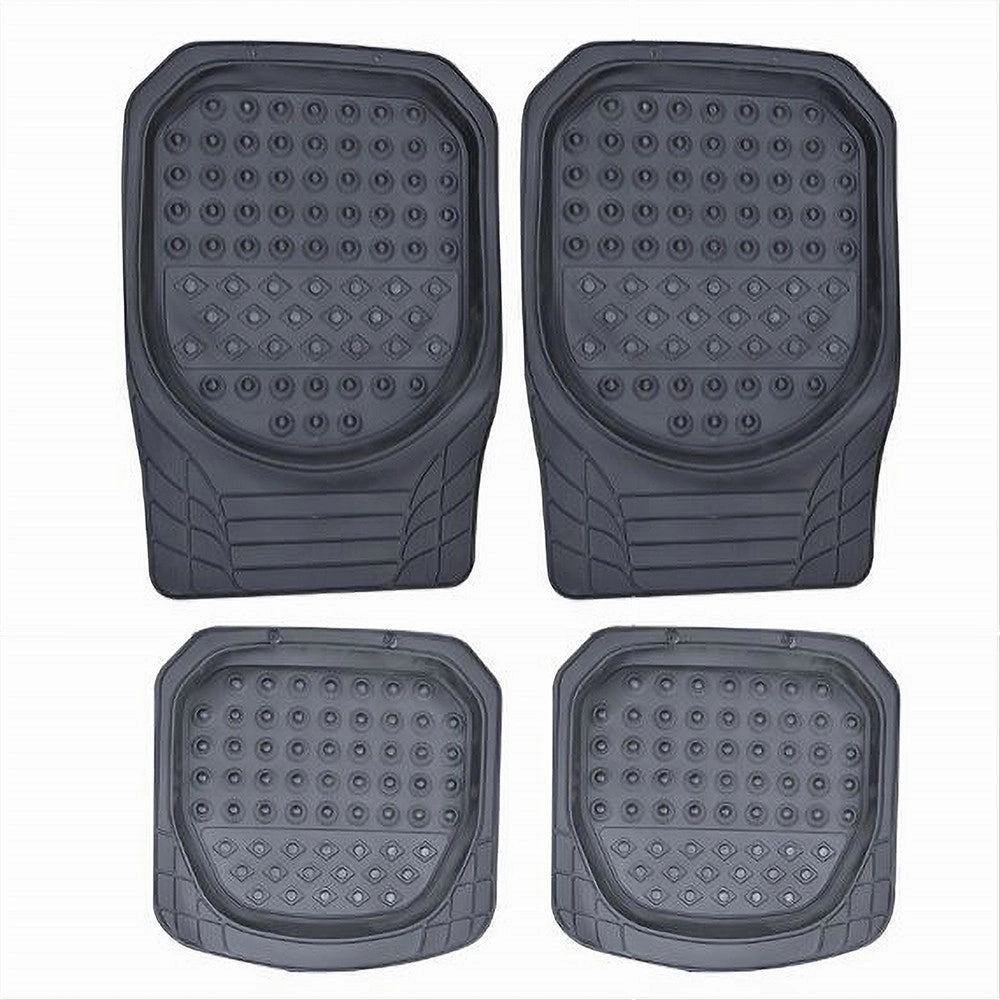 Trade Shop - Tappeto Universale Auto 4pz Pvc Resistente Tappetini Anteriori Posteriori Mats-11 -