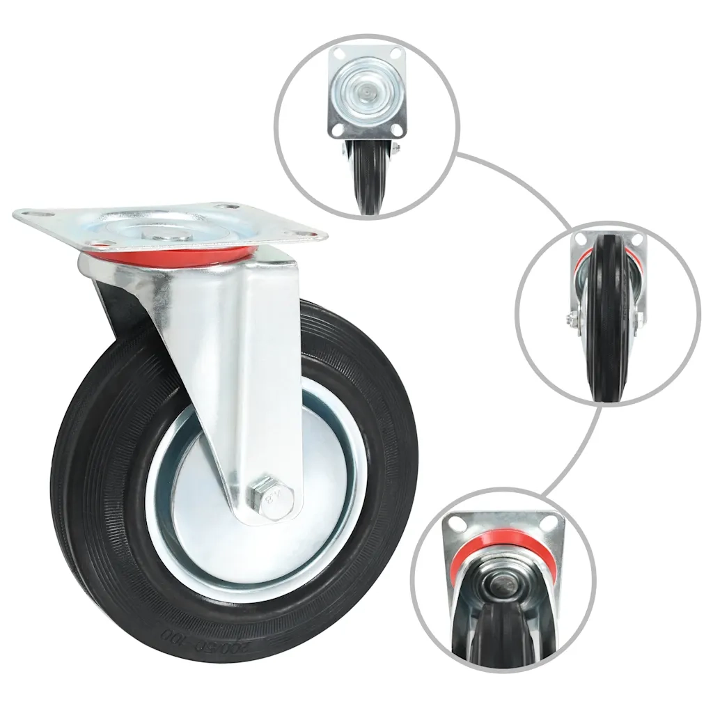 Ruote Girevoli 12 pz 200 mm 278032