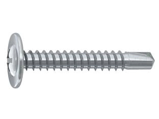 VITE AUTOPERFORANTE TMT RANELLATA CAVA PH IN ACCIAIO ZINCATO BIANCO- - ø mm.4,2x32 - 500 pezzi AMBROVIT