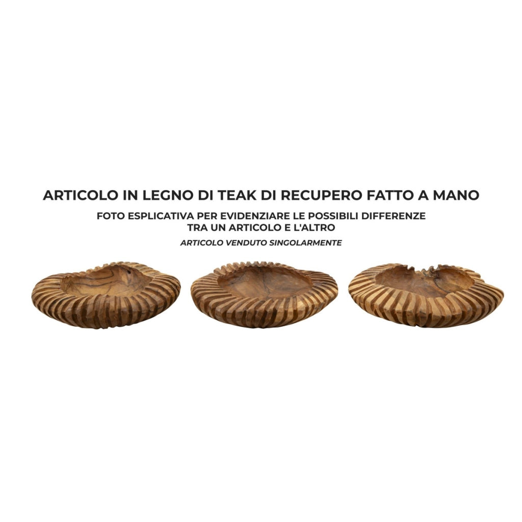 Vassoio Natura 20, Marrone, Legno, 35x35x7 cm